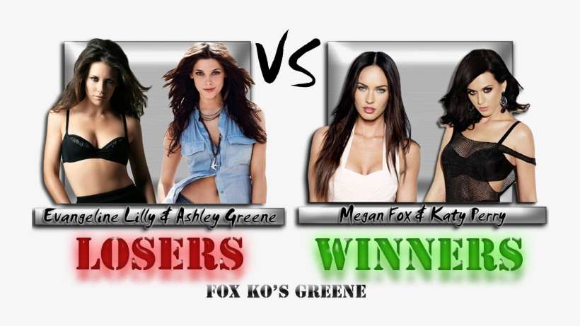 Katy Perry & Megan Fox Win 56% Of The Votes - Megan Fox Vs Caty Perry, transparent png download