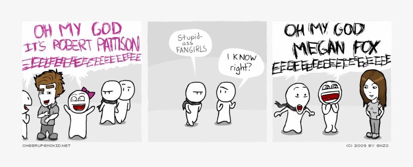 2009 08 13 Fangirls - Cartoon, transparent png download