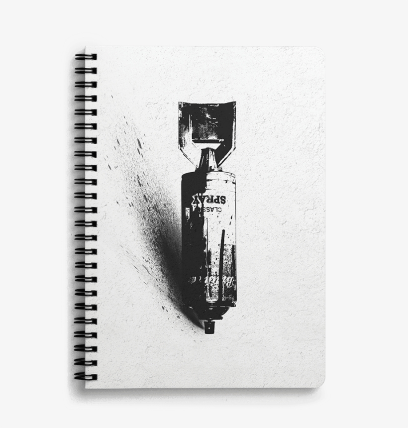 Dailyobjects Weapon Of Mass Creation Print A6 Notebook - Framed Canvas Art - Weapon Of Mass Creation, transparent png download