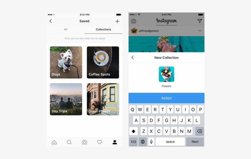 Organize Instagram Posts - See Your Collections On Instagram, transparent png download