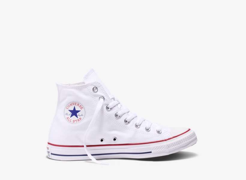 white transparent converse