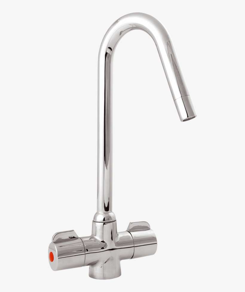 Converse Mono Sink Mixer - Deva Converse Mono Kitchen Sink Mixer Tap, Chrome Conv130, transparent png download
