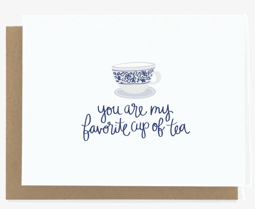 You Are My Favorite Cup Of Tea Love Card - Congrats Wedding Cards, transparent png download