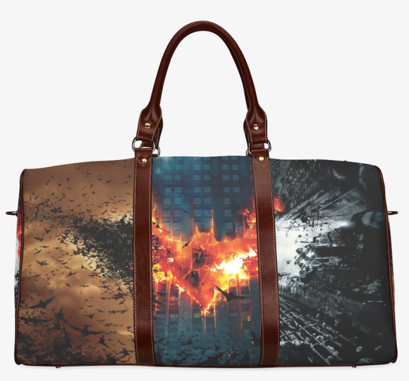 Psylocke Waterproof Fabric Travel Bag With Batman Dark - Dark Knight Rises Teaser Poster, transparent png download