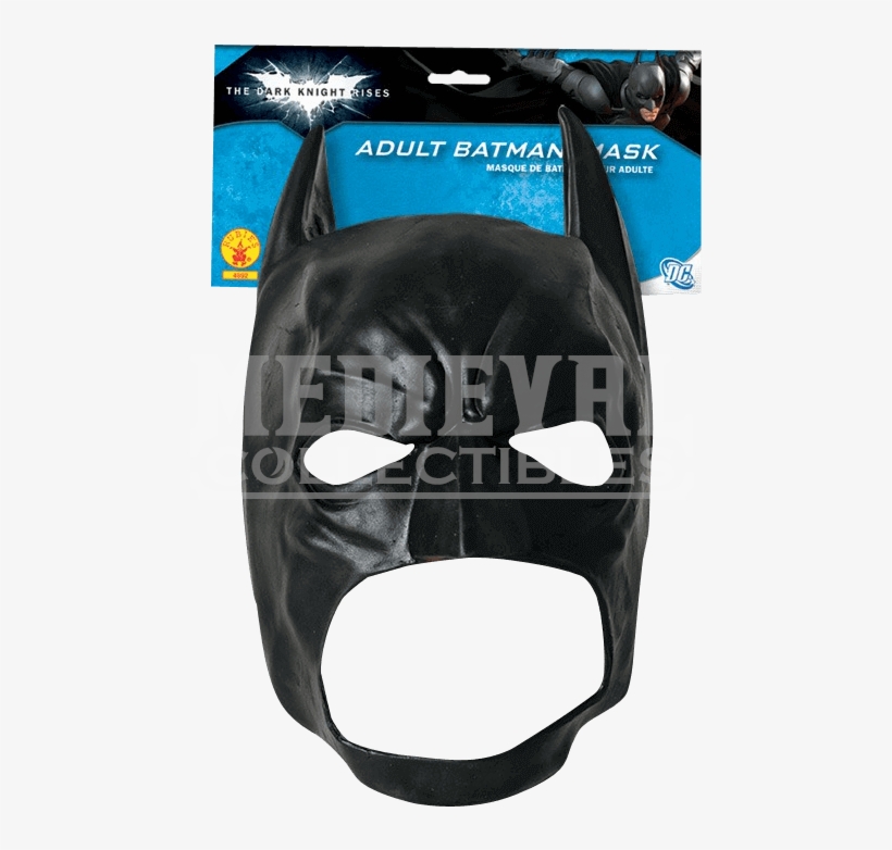 Adult Batman Dark Knight Rises Mask - Adult Batman 3/4 Mask, transparent png download