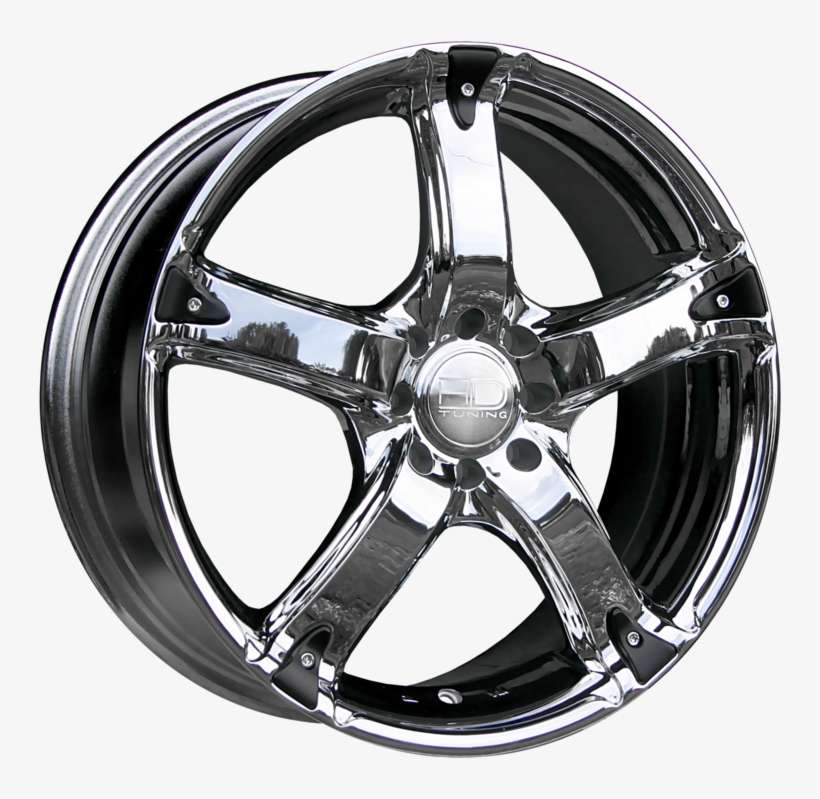 Hd Wheels Smoke Chrome Plated - Spoke, transparent png download