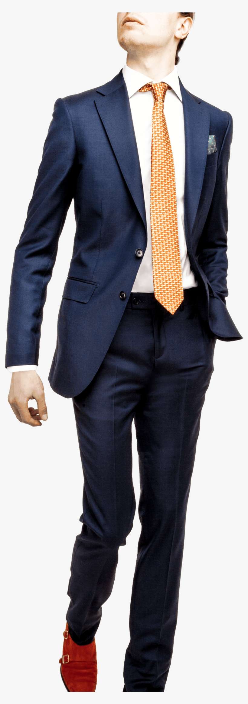 Classic Blue Suit By Lionoir Guys Men - Tuxedo, transparent png download