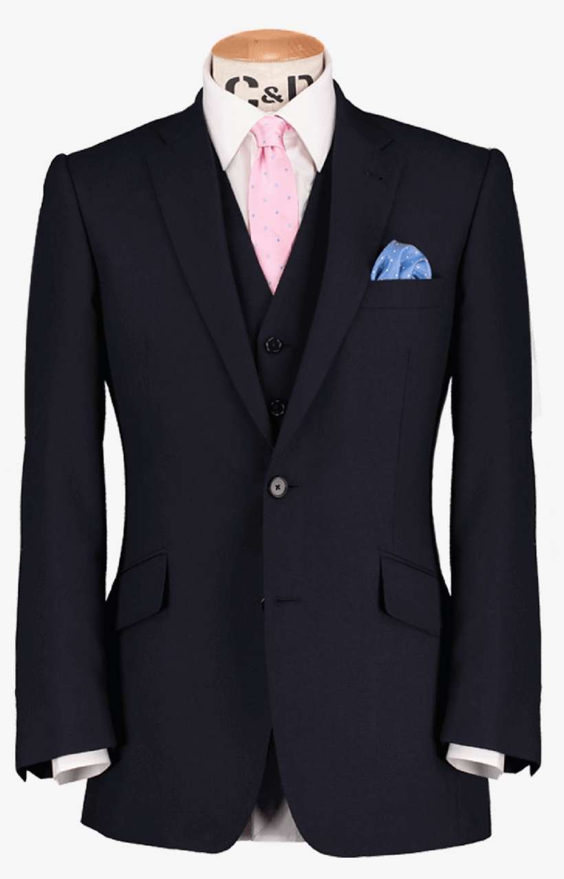 Three Piece - Navy Blue - Three Piece Coat Png, transparent png download