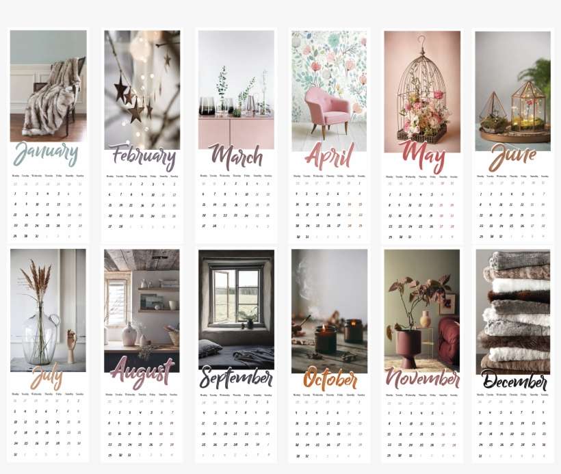2017 Interior Calander - Collage, transparent png download