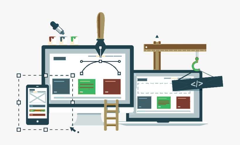 Build - Creative Web Design Banner, transparent png download