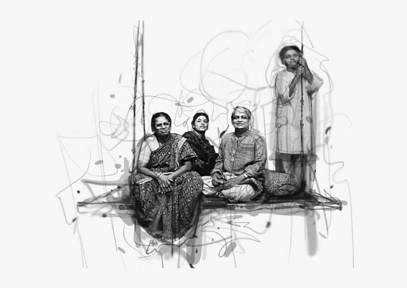 Kumar Gandharva And Pu La Deshpande, transparent png download