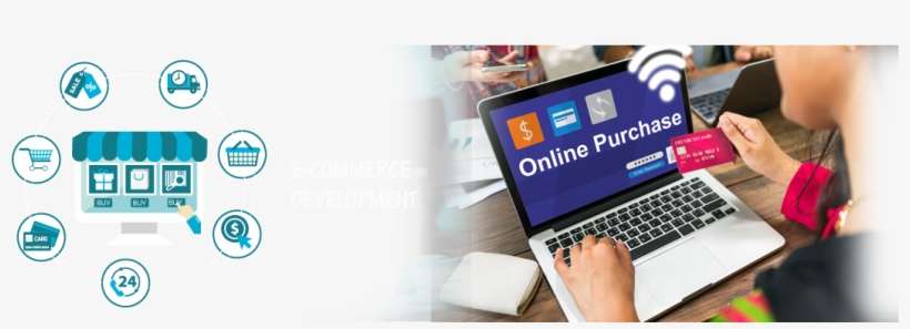 E Commerce Development - Online Purchasing, transparent png download