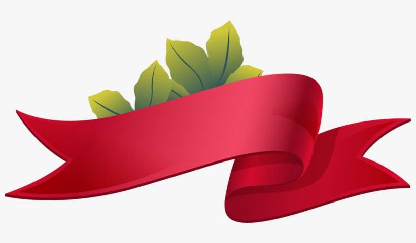 Borders And Frames, Christmas Graphics, Banner Design, - ริบบิ้น ป้าย, transparent png download