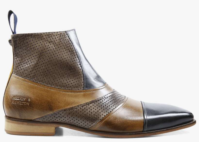 Ankle Boots Elvis 18 Classic Mid Blue Ash Perfo Stone - Outdoor Shoe, transparent png download