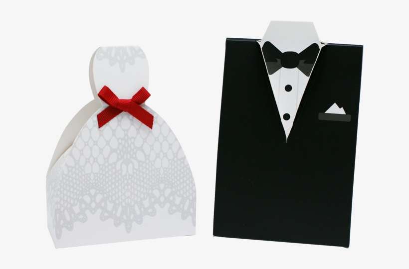 Bride And Groom Box - Tuxedo, transparent png download