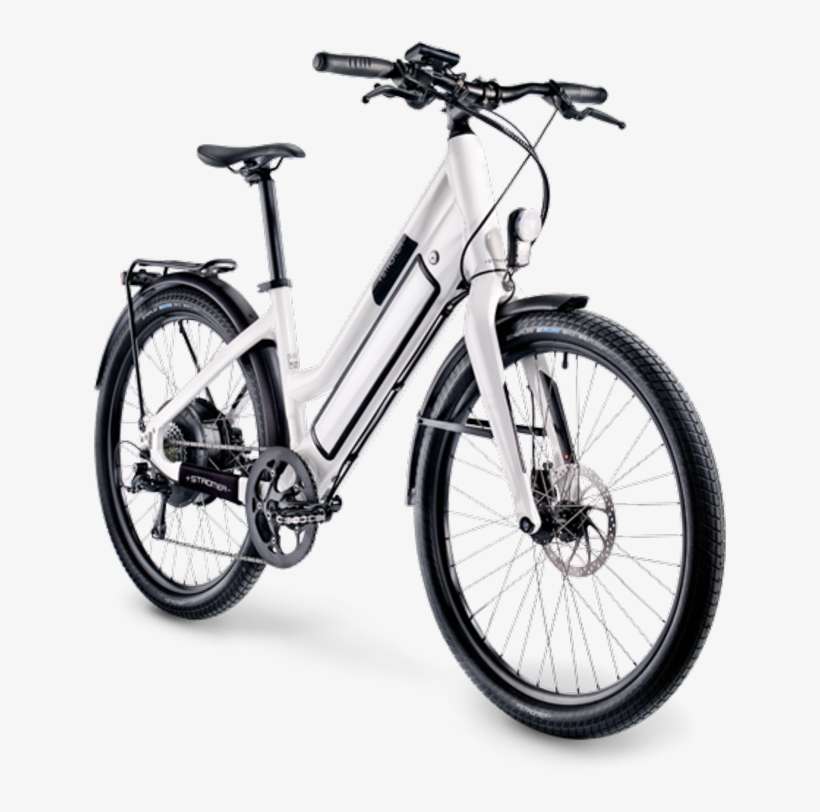 E Bike Showroom 586x502px St1 White Lady Front - Stromer St1 Platinum Sport, transparent png download