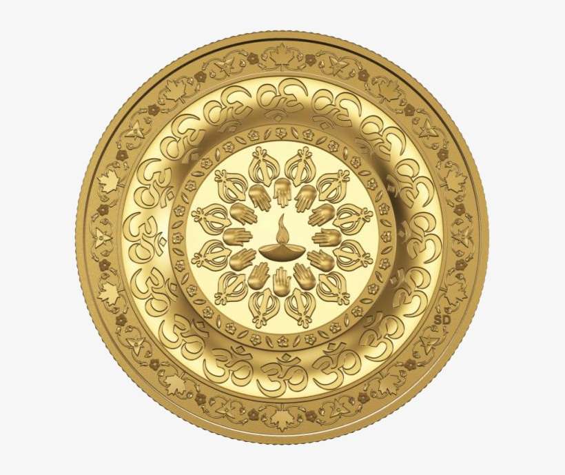 Canada 2015 Diwali - Diwali Silver Coin Mint, transparent png download