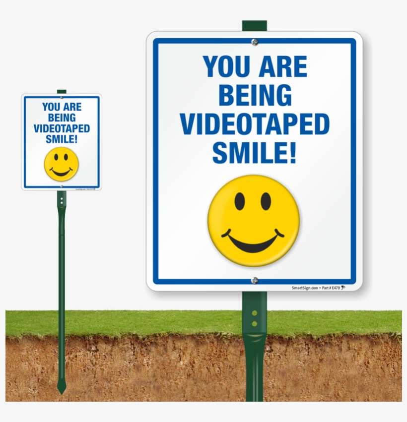 Zoom, Price, Buy - You Are On Camera Signs, transparent png download