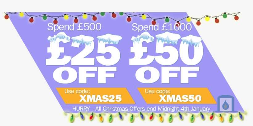 Of Our Christmas Offer Spend £500 And Get £25 Off Or - Poster, transparent png download