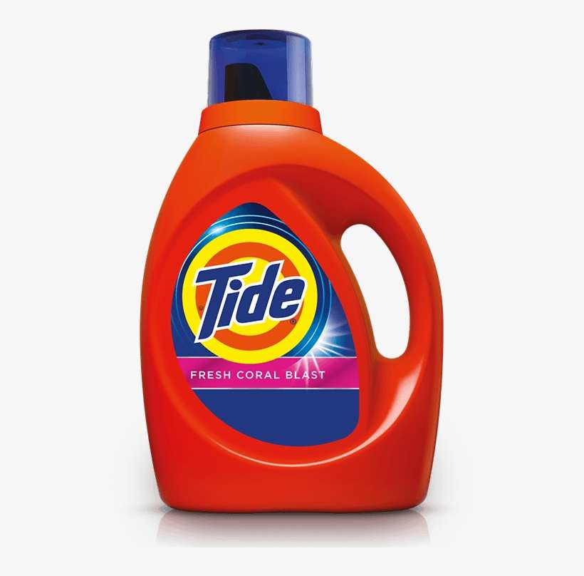 70578 Render Tid 32ld 50oz Frshcoral Blue Pdp V=1-201809121312 - Tide Detergent, transparent png download