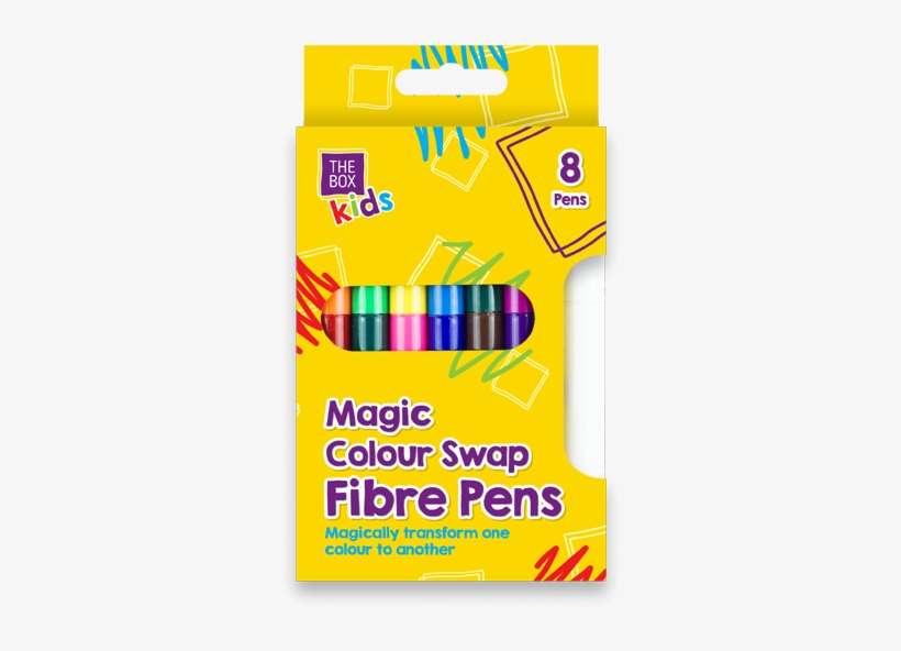 Magic Colour-swap Fibre Pens - Marker Pen, transparent png download