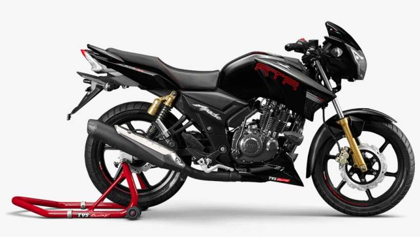 Tvs Apache Rtr 180 In White - Tvs Apache 180 2019, transparent png download