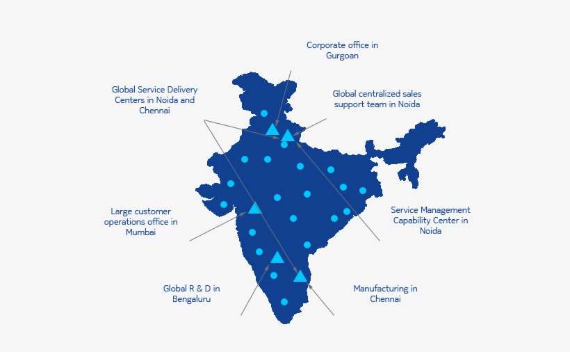 Close To One-third Of India's Mobile Subscribers Are - India Map For Presentation, transparent png download