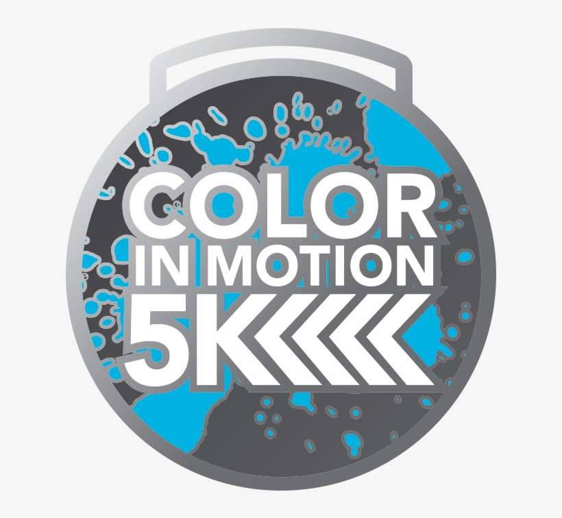 Register Now - Color In Motion 5k Medal, transparent png download