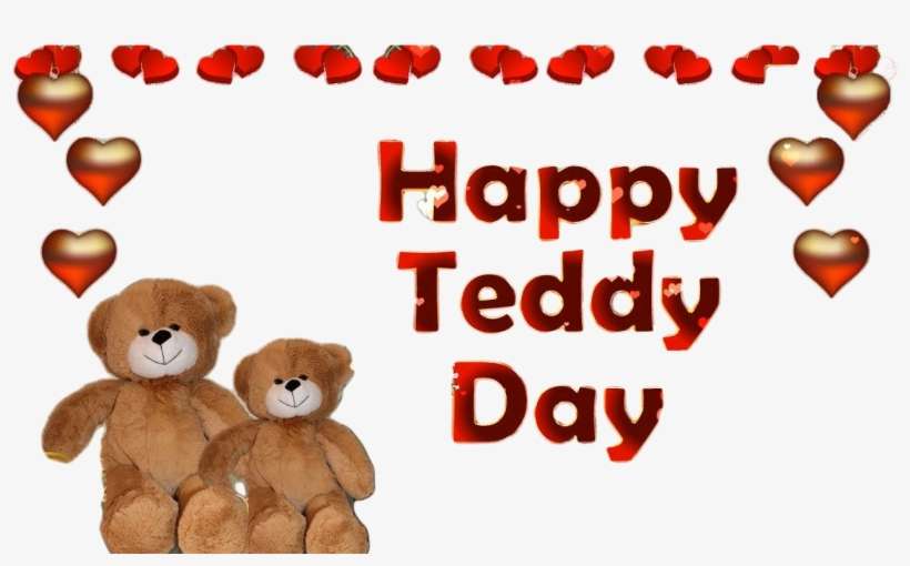 Happy Teddy Day Png Image - Valentine's Day, transparent png download