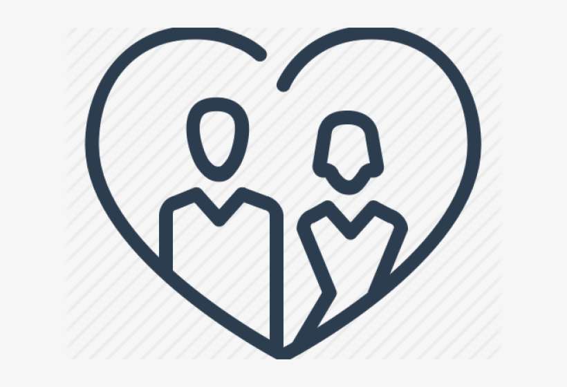 Heart Icons Wedding - Illustration, transparent png download