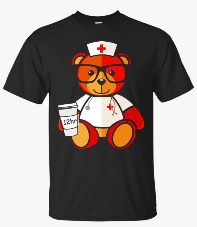 Teddy Bear Nurse Nursing T Shirt For Valentine - Playeras De Cumpleaños De Emojis, transparent png download