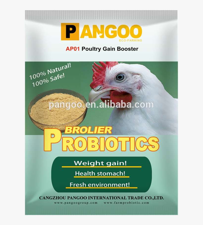 Pangoo Broiler Chicken Premix Probiotics In Feed - Chicken, transparent png download