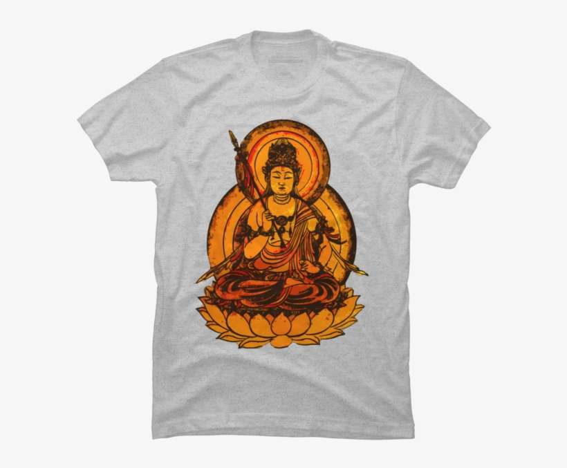 Gold Circular Tribal Dragon $25 - T-shirt, transparent png download