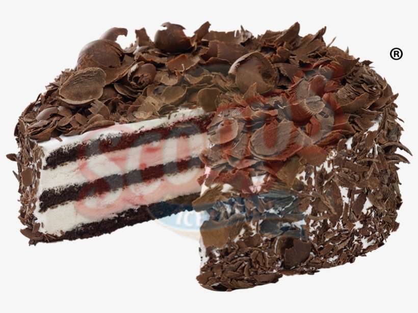Cake - Scoops Black Forest Ice Cream Cake, transparent png download
