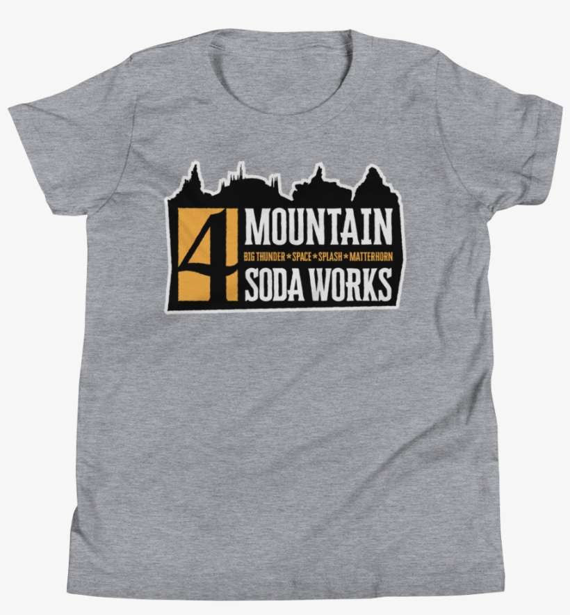 4 Mountain Soda Works Youth Crewneck - Skyline, transparent png download