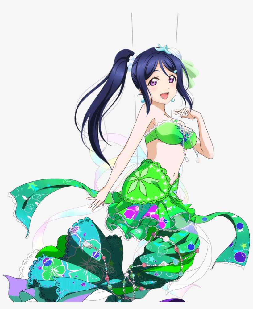 More Idol Edits On Twitter - Love Live Mermaid Eli, transparent png download