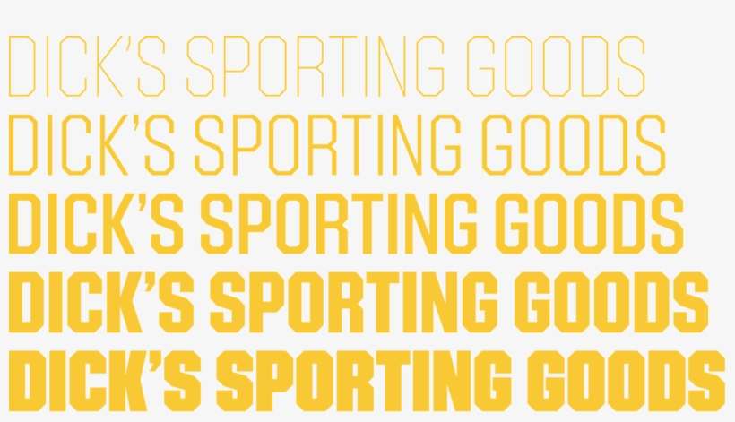 Role Design Direction - Dicks Sporting Goods Font, transparent png download