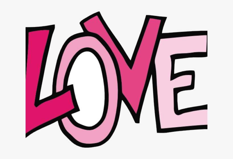 Love Text Clipart Divider - Valentine Fractions Word Problems, transparent png download