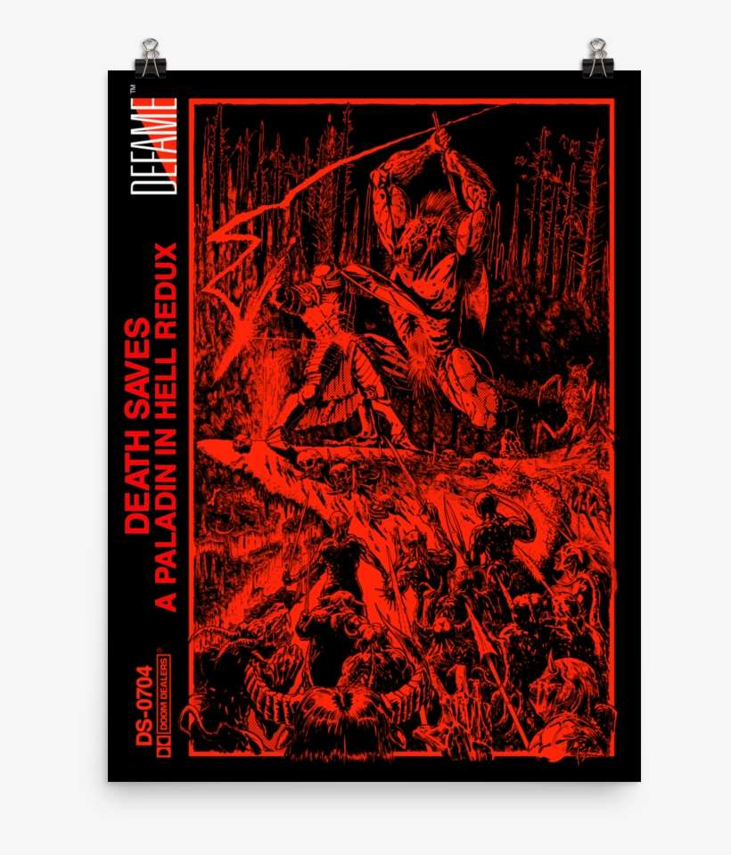 Paladin In Hell Poster [18x24] - Paladin In Hell Redux, transparent png download