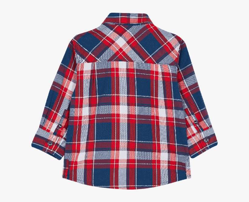 Blue & Red Plaid Shirt - Plaid, transparent png download