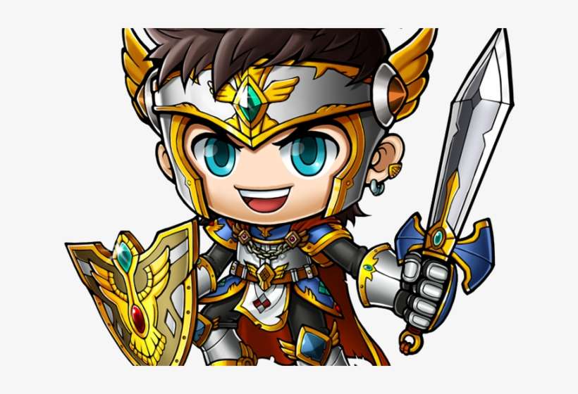 Warrior Clipart Paladin - Game Character Maple Story, transparent png download