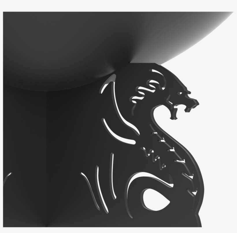 Dragons Fire Bowl On Sturdy Legs With Removable Ash - Illustration, transparent png download