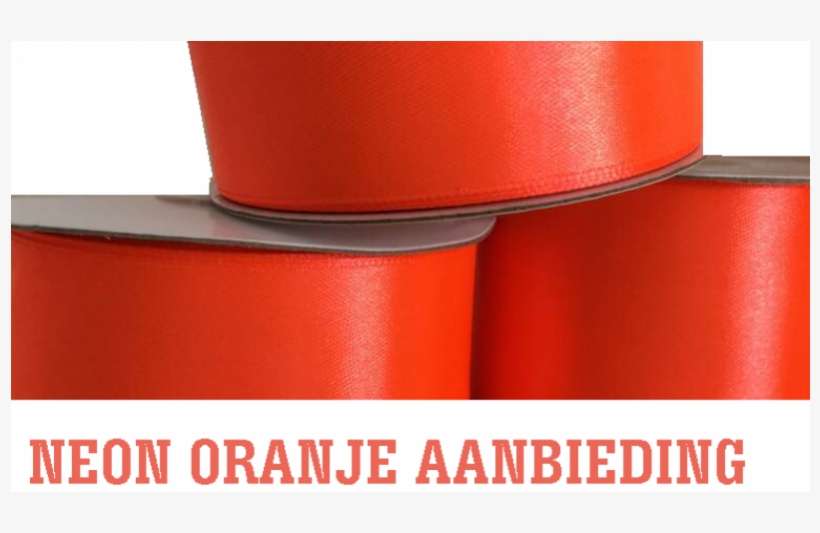 Neon Orange Satin Ribbon Circle Png Image Transparent Png Free