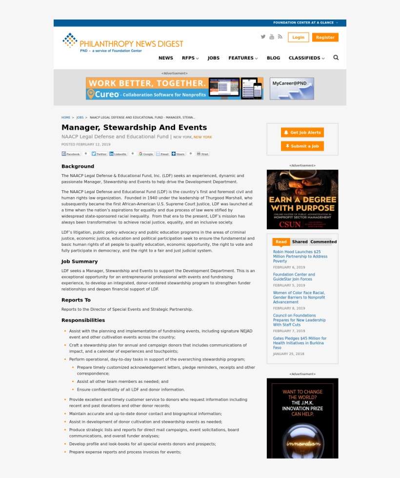 Naacp Legal Defense And Educational Fund - Letter Sent To João Falchi Trinca, transparent png download