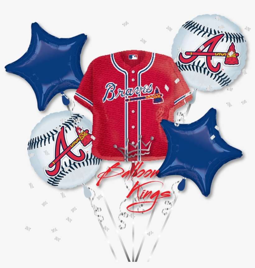 Atlanta Braves Bouquet - Atlanta Braves Happy Birthday, transparent png download