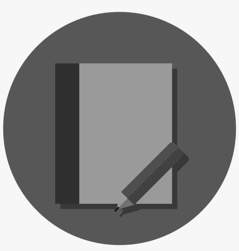 Book With Pencil - Shelf, transparent png download