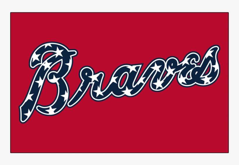 Atlanta Braves Iron On Stickers And Peel-off Decals - Calligraphy, transparent png download