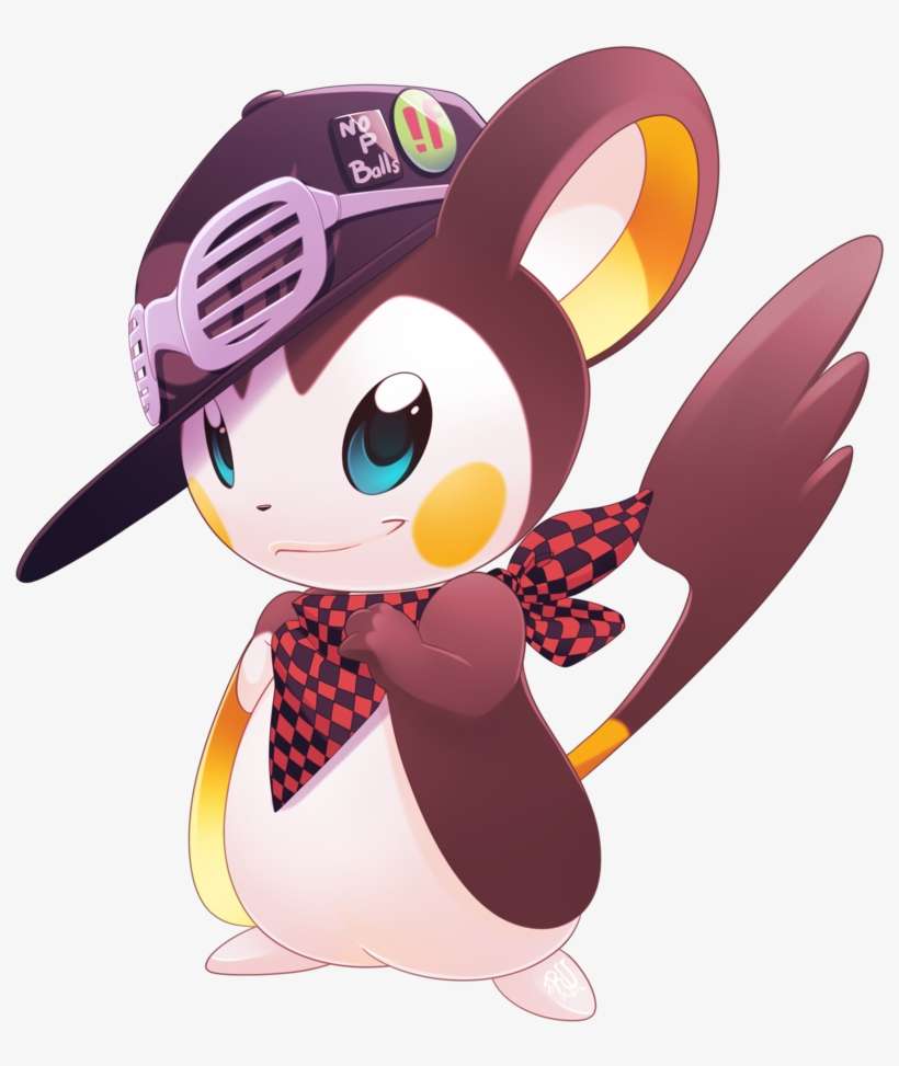 Punk Emolga Oc - Punk Emolga, transparent png download