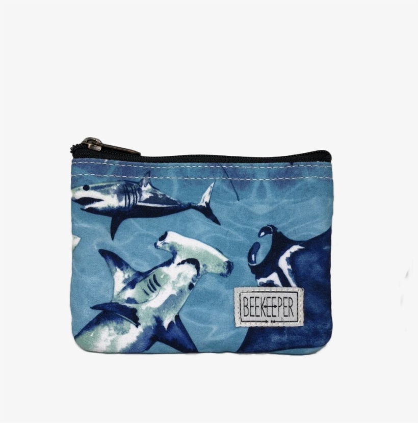 Shark Tank Coin Purse - Great White Shark, transparent png download