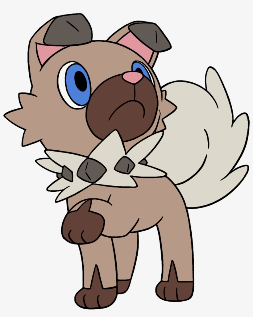 Rockruff Sticker - Rock Type Of Pokemon, transparent png download